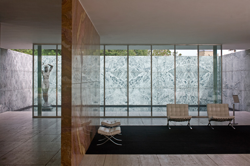 Deutscher Weltausstellungs-Pavillon (Mies van der Rohe 1929 / 1986)