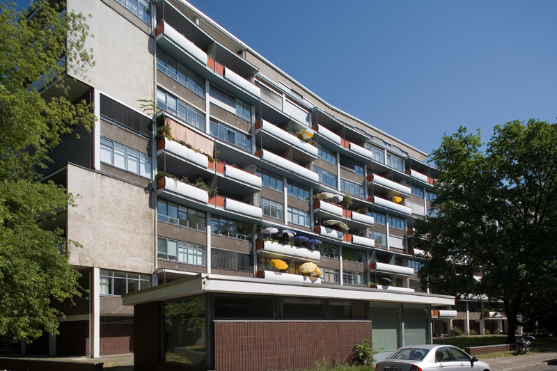 Das halbrunde Wohnhaus von Gropius, Fletcher + Ebert (1957)