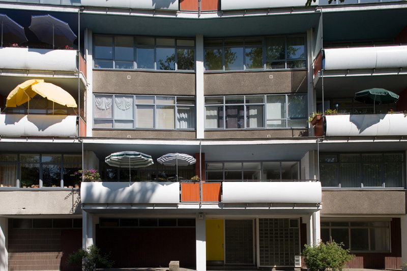 Eingangsbereich des Gropius-Hauses