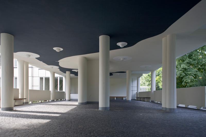 Eingangsbereich des Wohnhauses von Aalto (1957)