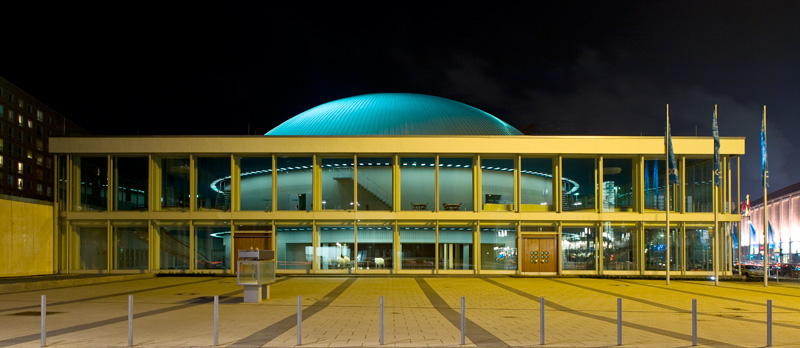 Das Berliner Congress Center am Alexanderplatz (ehem. Kongresshalle, Henselmann 1964)