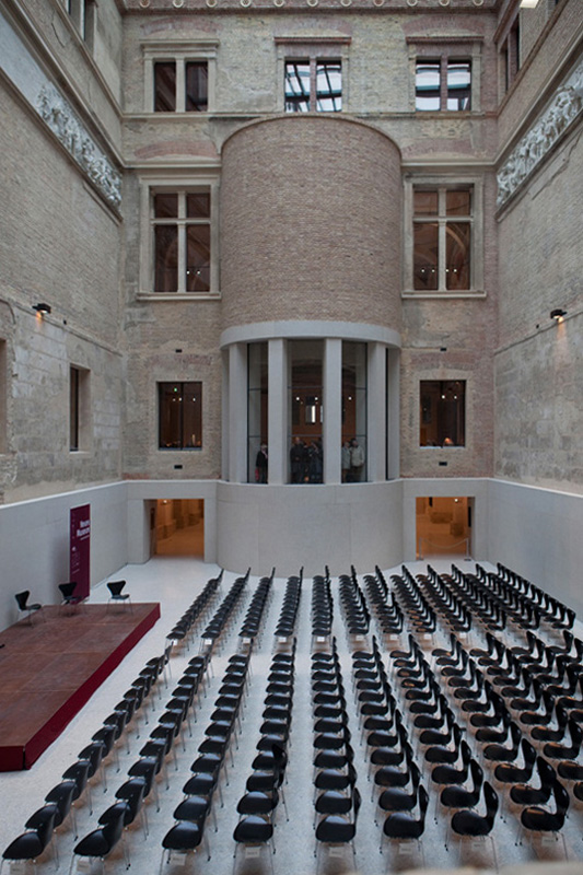 Veranstaltungsraum im Neuen Museum (Stüler 1859 / Chipperfield 2009)