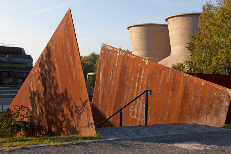 Stahl und Beton zwischen Jahrhunderthalle und Erzbahnschwinge