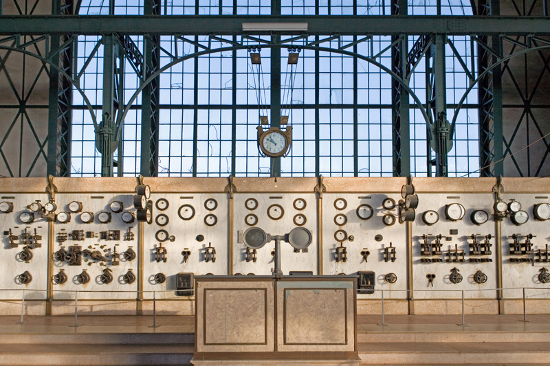 Hauptschalttafel der Maschinenhalle