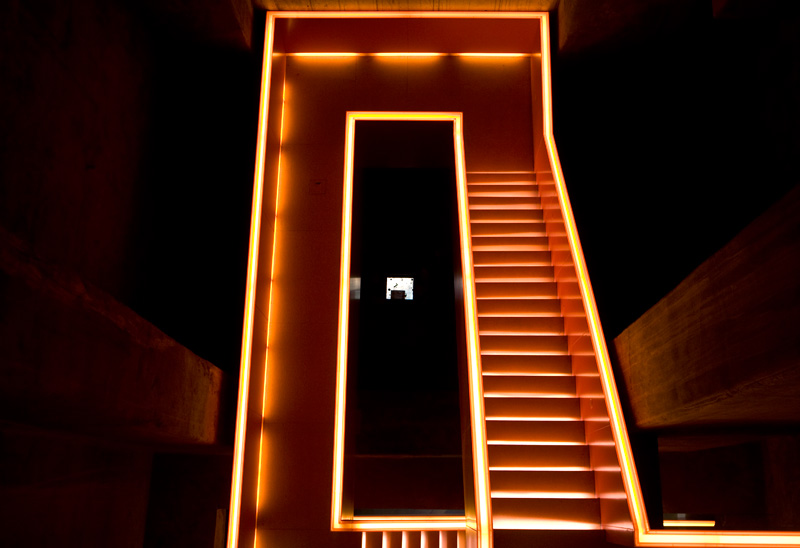 Neue Innentreppe in der Kohlenwäsche
