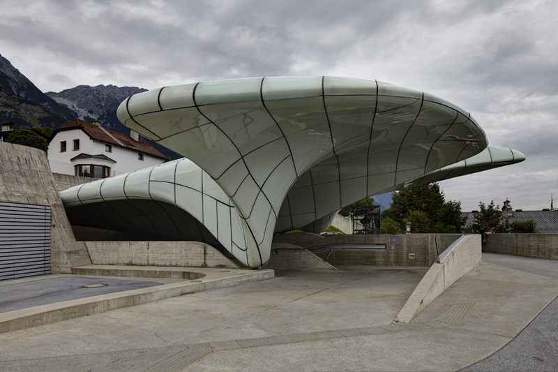 Hungerburgbahn (Hadid 2007) Bergstation