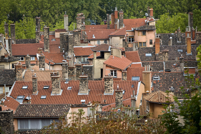 Blick auf Lyon von der Fourvière