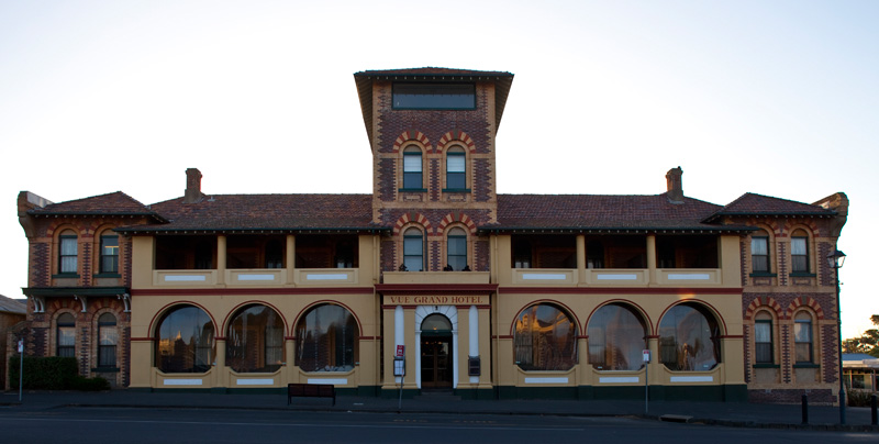 Das Grand Hotel in Queenscliff