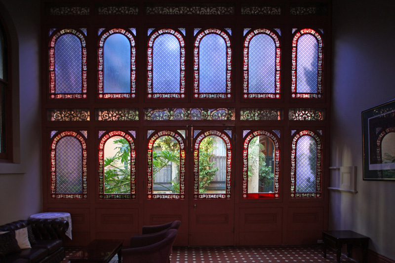 Das Foyer eines alten Hotels in Queenscliff